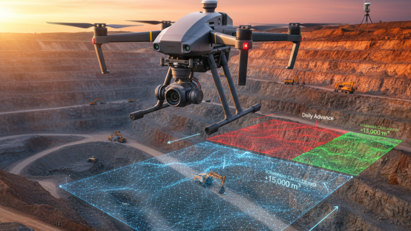 Control de Avance Minero con Drones RTK