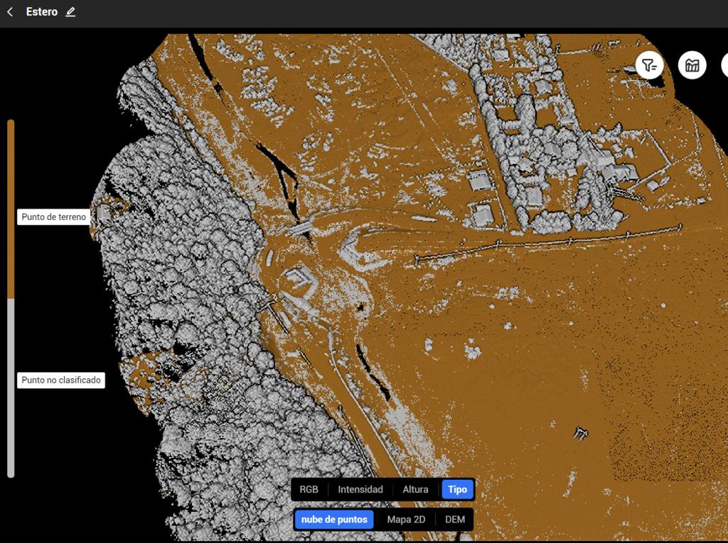 terreno lidar clasificado