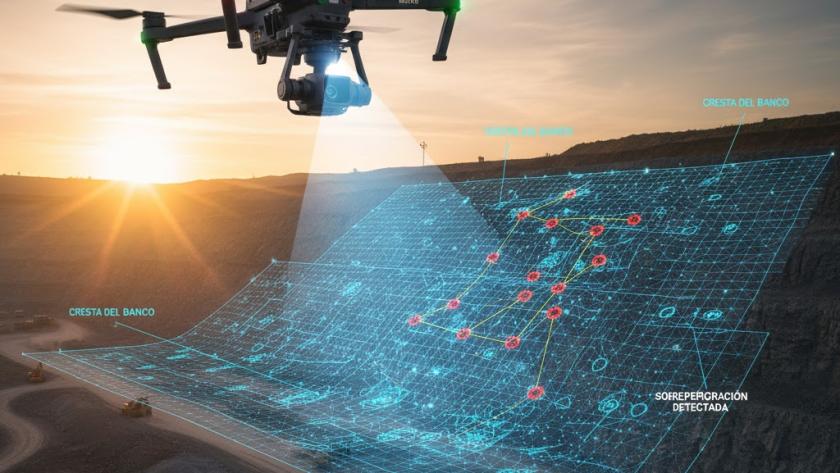 Voladura y Diseño de Bancos con Zenmuse L2