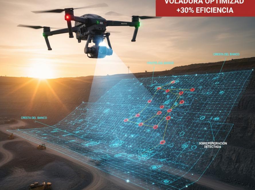 Voladura y Diseño de Bancos con Zenmuse L2